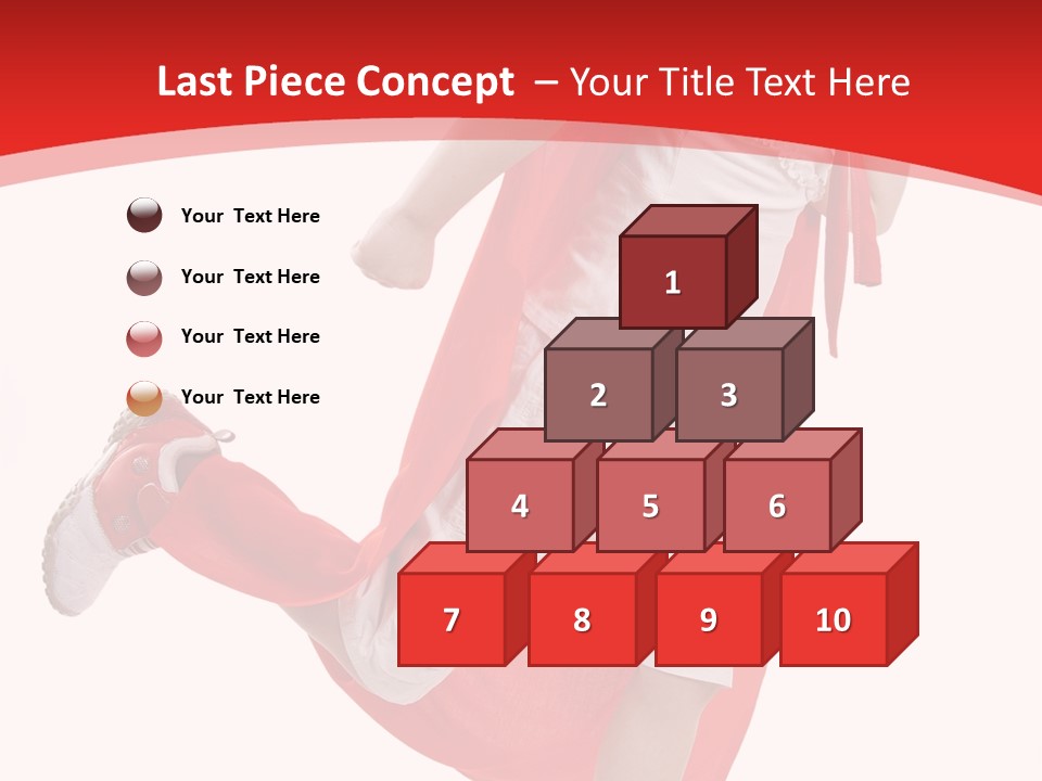 Child Girl Costume PowerPoint Template