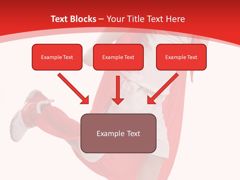 Child Girl Costume PowerPoint Template