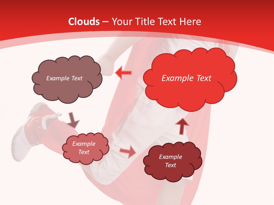 Child Girl Costume PowerPoint Template