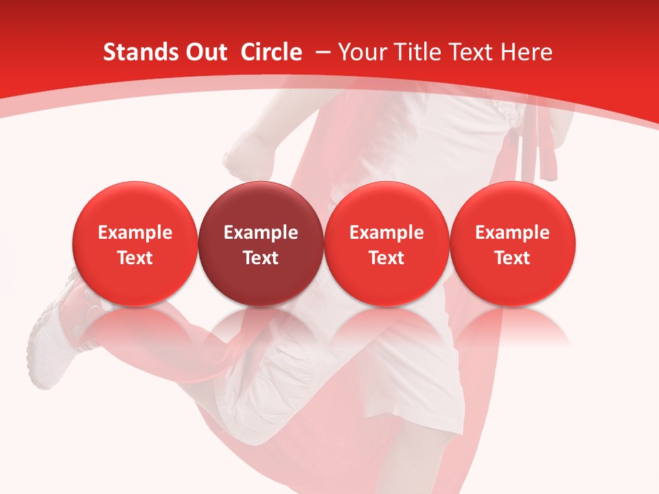 Child Girl Costume PowerPoint Template