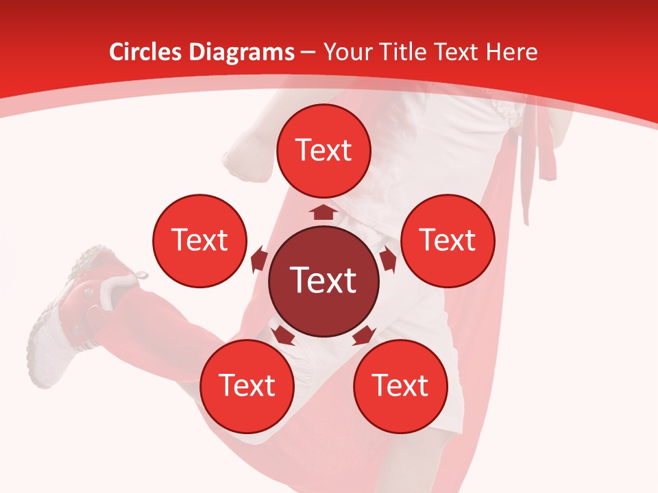 Child Girl Costume PowerPoint Template