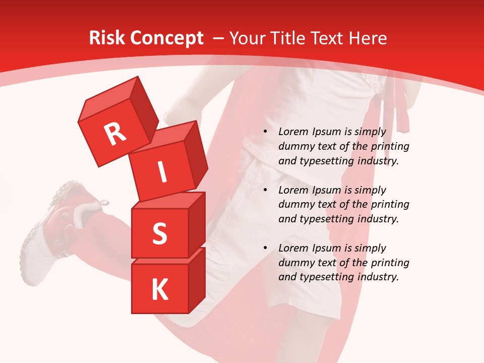 Child Girl Costume PowerPoint Template