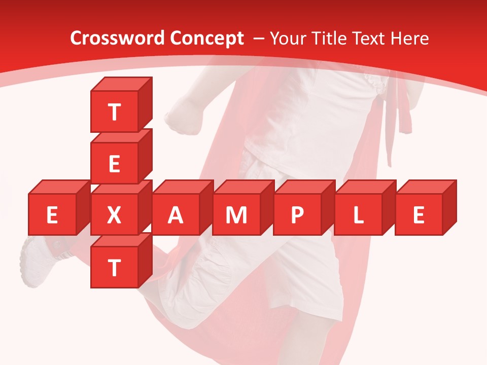 Child Girl Costume PowerPoint Template