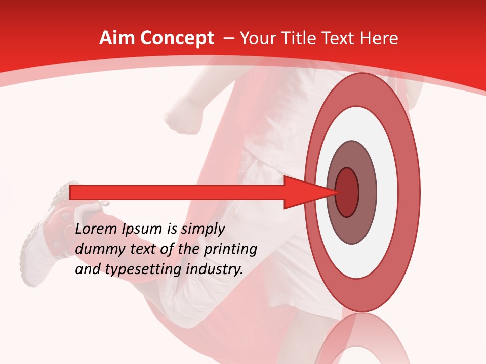 Child Girl Costume PowerPoint Template