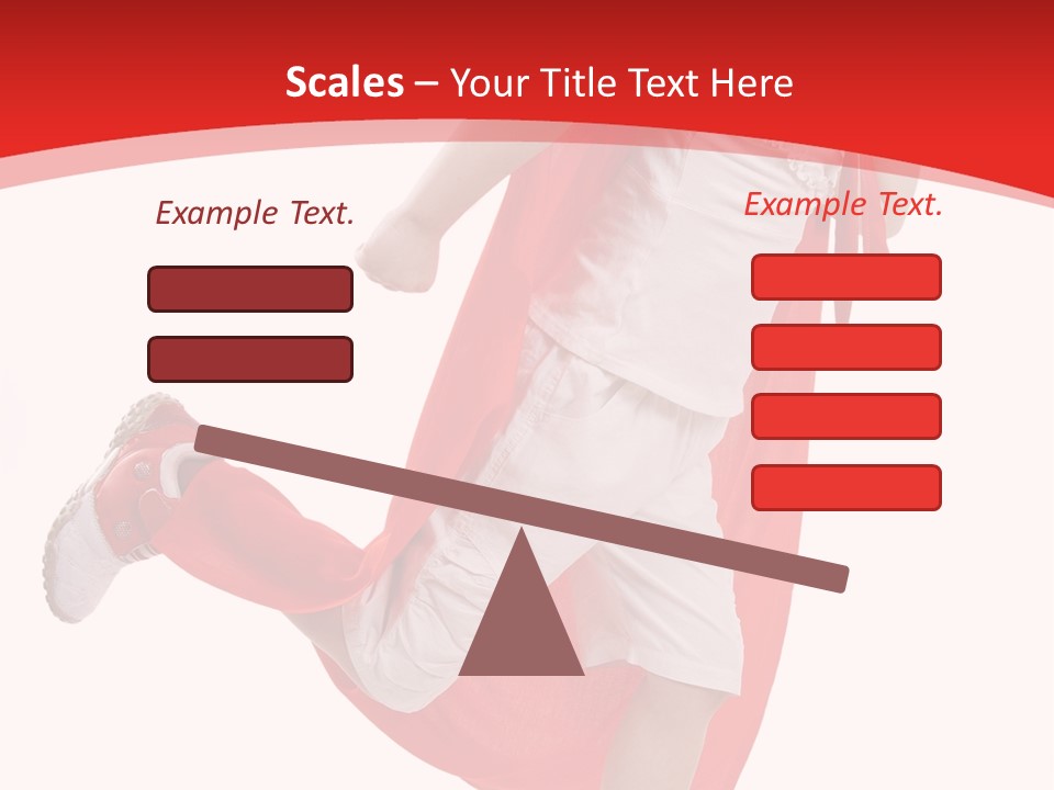 Child Girl Costume PowerPoint Template