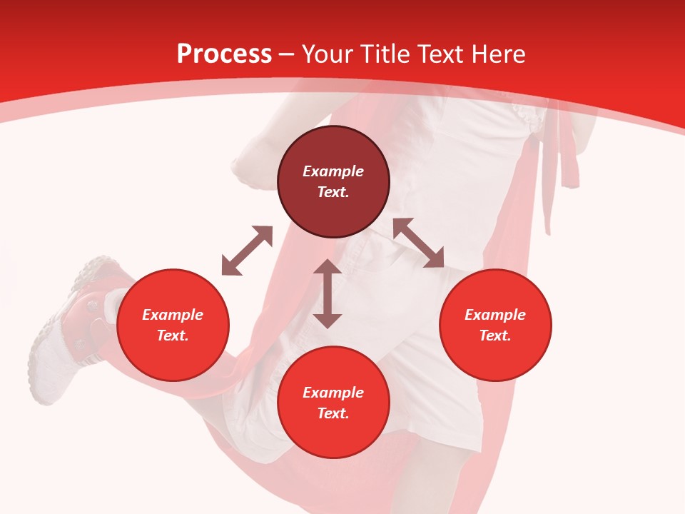 Child Girl Costume PowerPoint Template