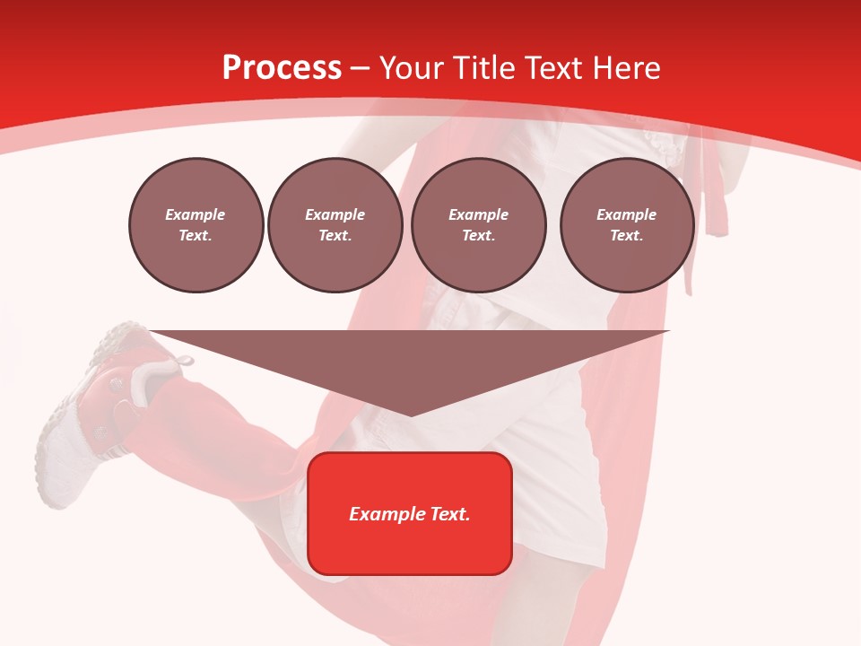 Child Girl Costume PowerPoint Template