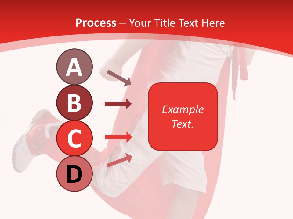 Child Girl Costume PowerPoint Template