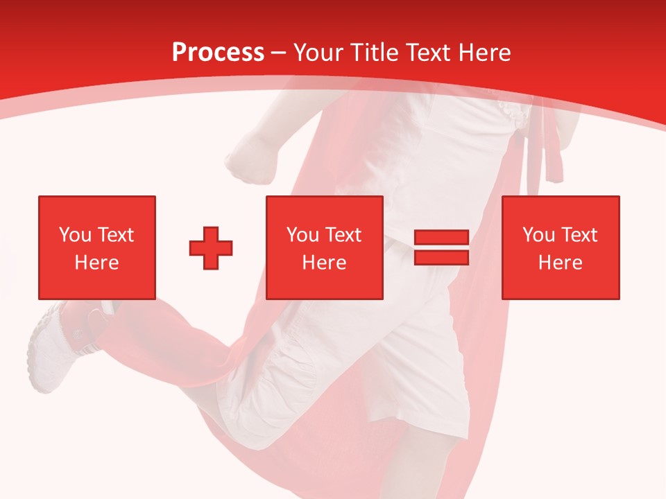 Child Girl Costume PowerPoint Template