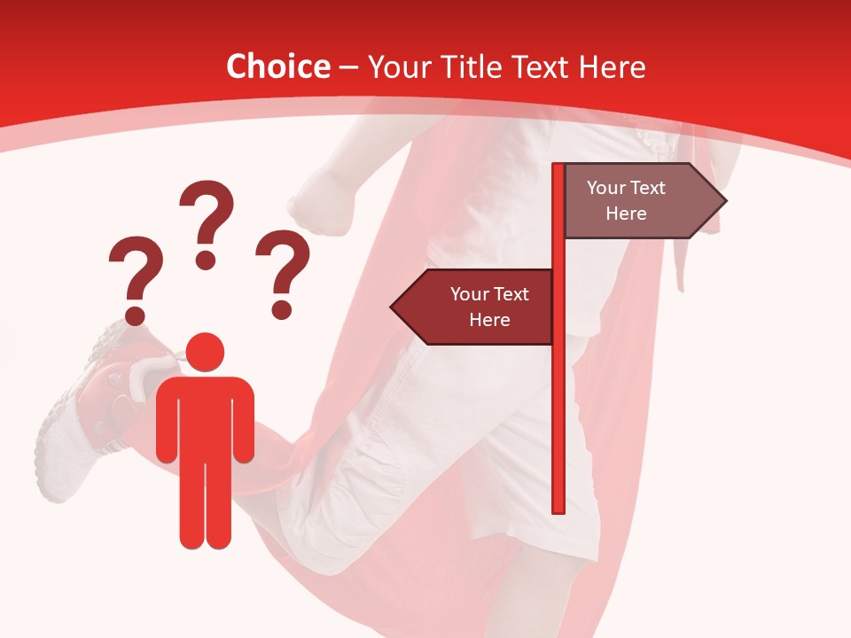 Child Girl Costume PowerPoint Template