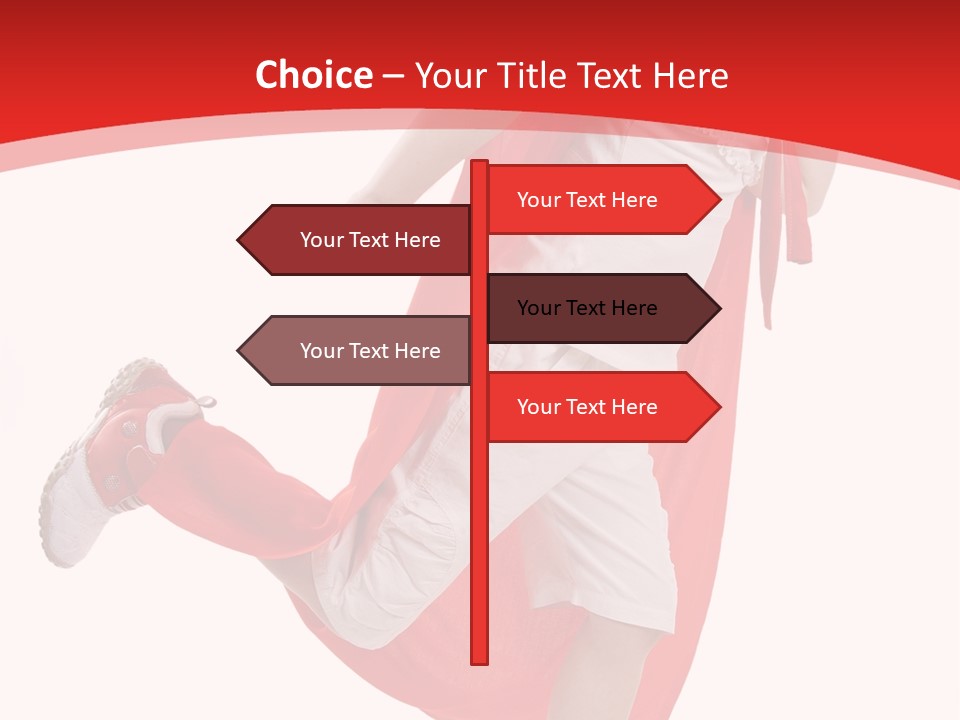 Child Girl Costume PowerPoint Template