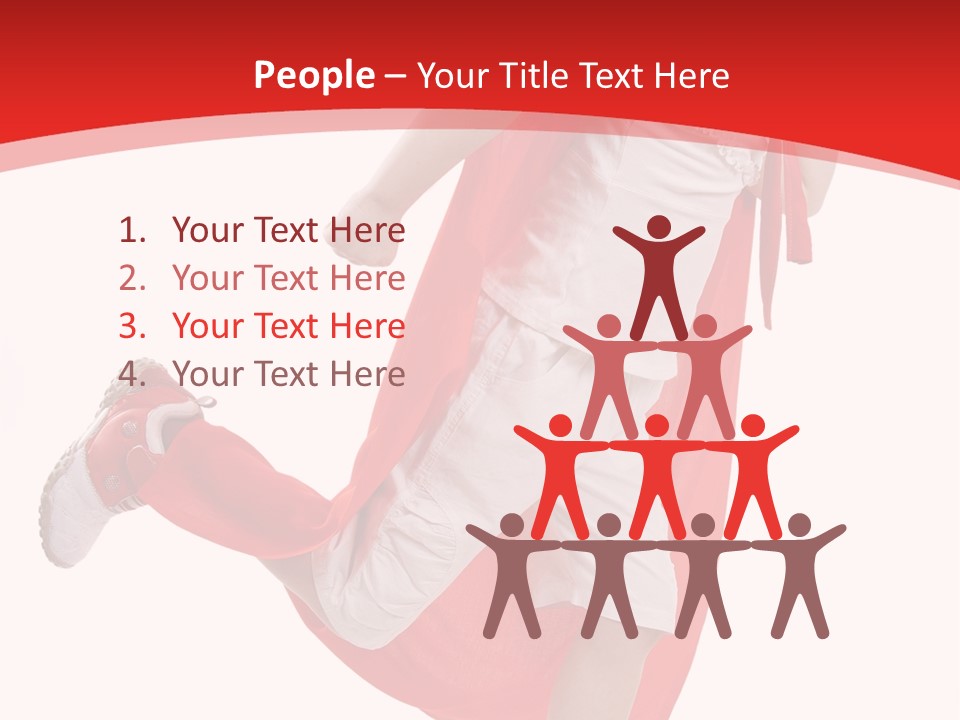 Child Girl Costume PowerPoint Template