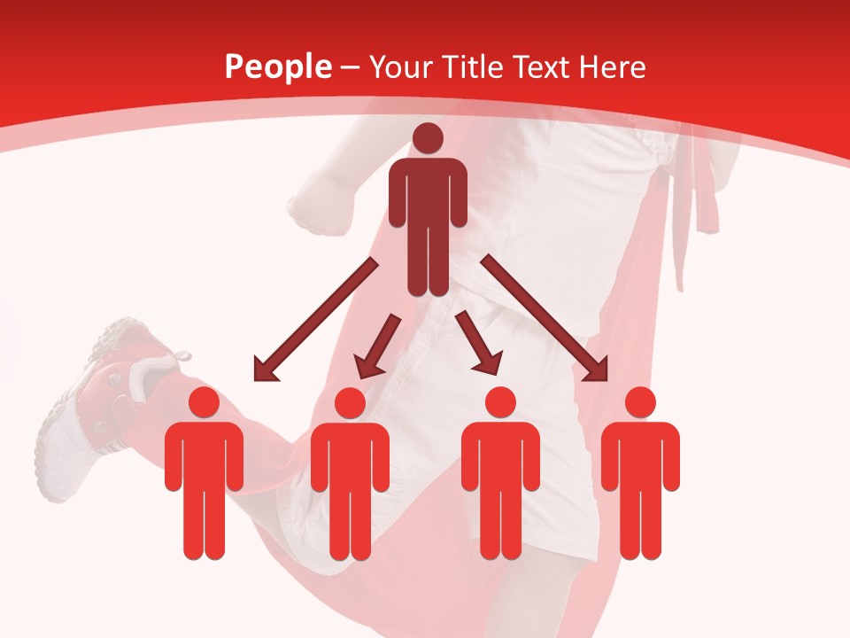 Child Girl Costume PowerPoint Template