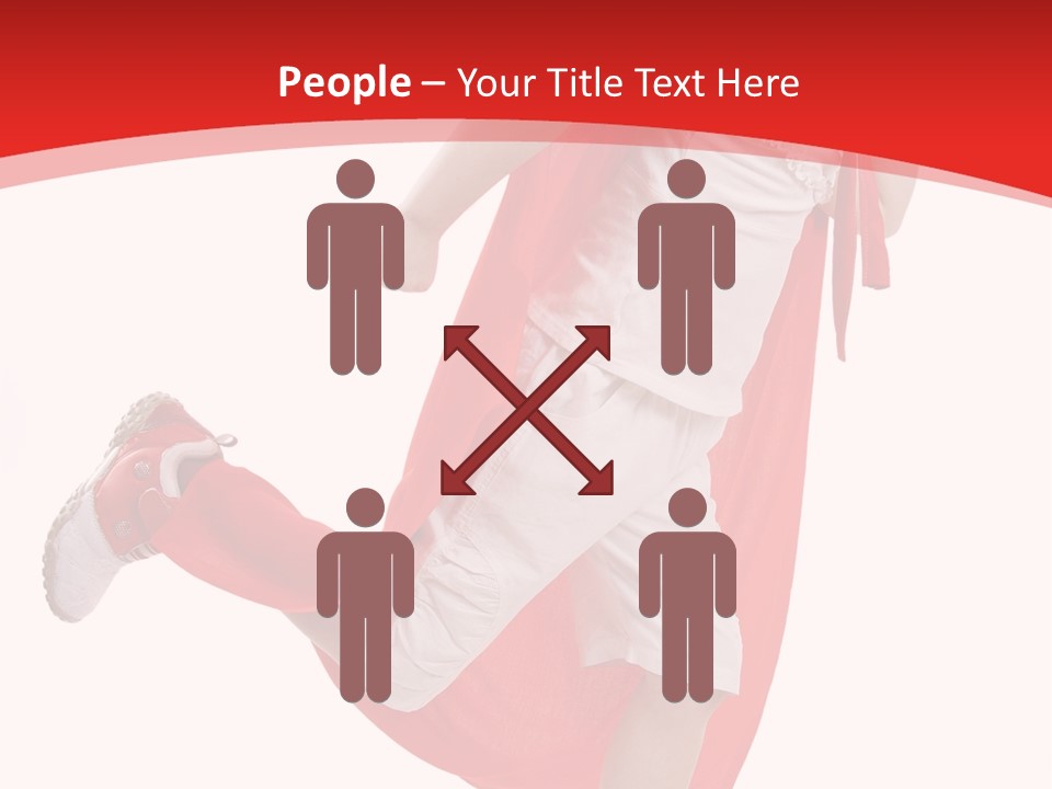 Child Girl Costume PowerPoint Template