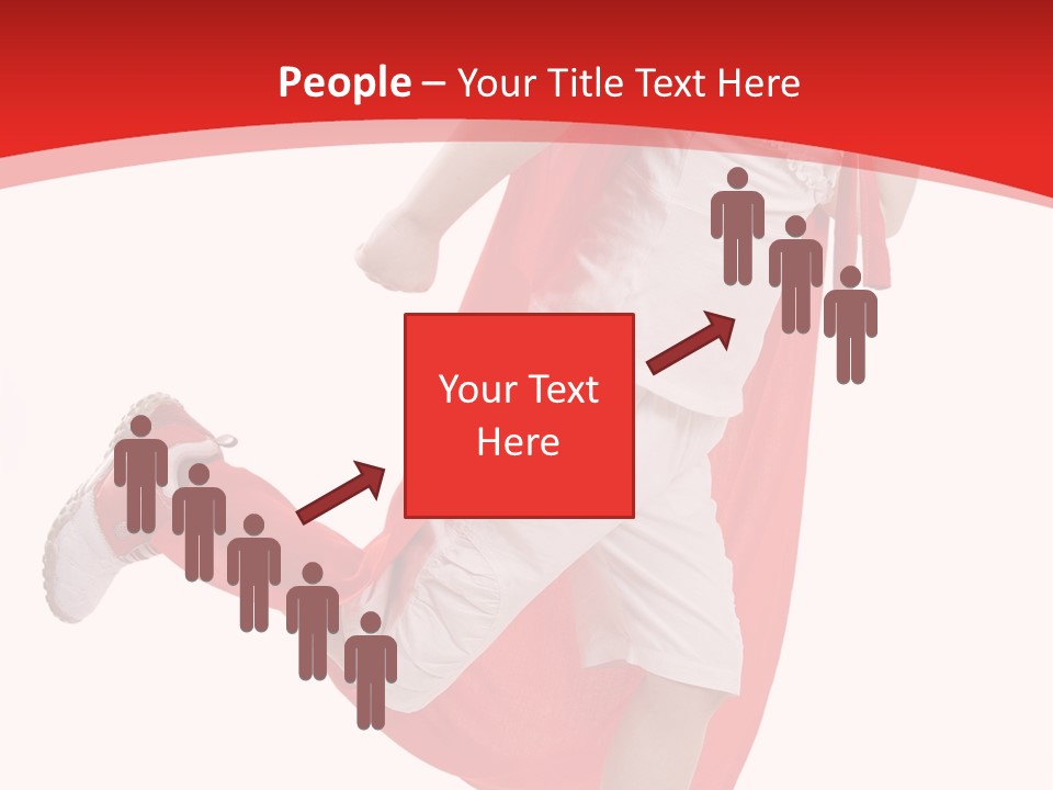 Child Girl Costume PowerPoint Template