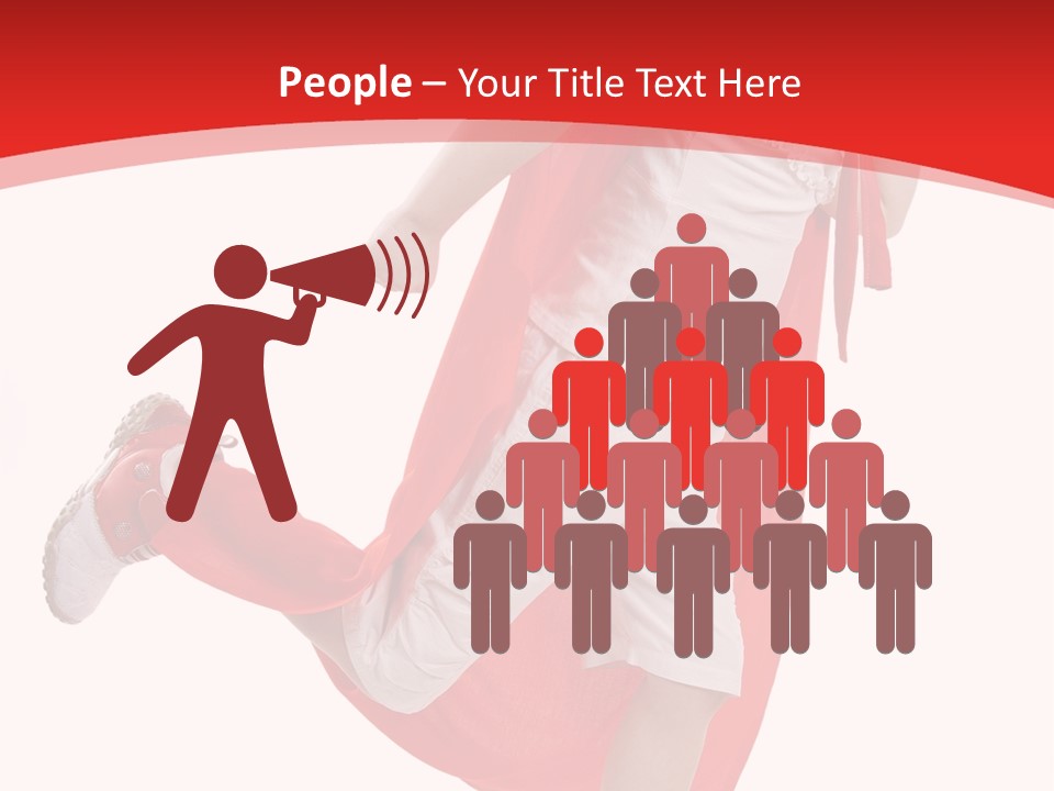 Child Girl Costume PowerPoint Template