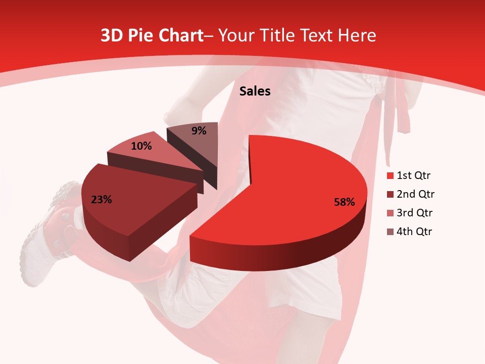 Child Girl Costume PowerPoint Template