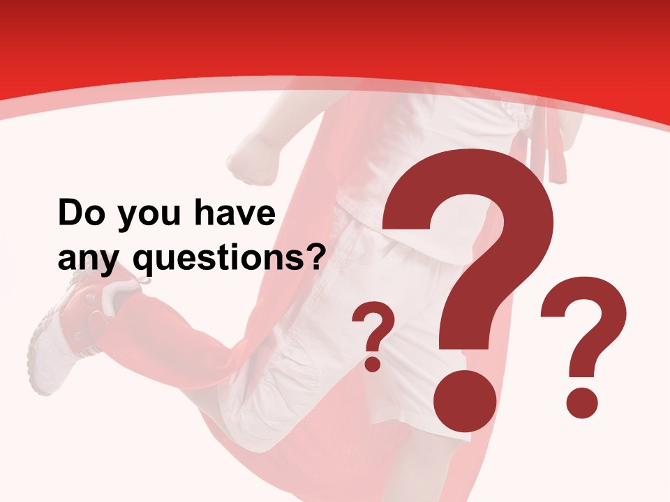 Child Girl Costume PowerPoint Template