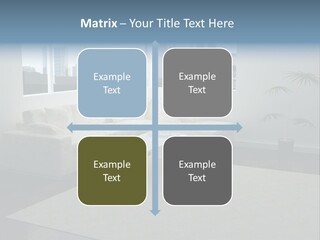 A Living Room With A Couch And A Coffee Table PowerPoint Template