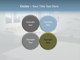 A Living Room With A Couch And A Coffee Table PowerPoint Template