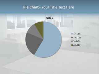 A Living Room With A Couch And A Coffee Table PowerPoint Template