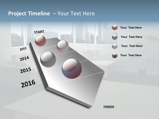 A Living Room With A Couch And A Coffee Table PowerPoint Template
