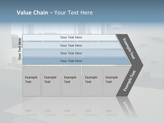A Living Room With A Couch And A Coffee Table PowerPoint Template