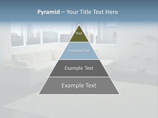 A Living Room With A Couch And A Coffee Table PowerPoint Template