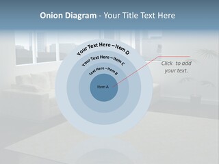 A Living Room With A Couch And A Coffee Table PowerPoint Template