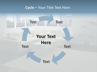 A Living Room With A Couch And A Coffee Table PowerPoint Template