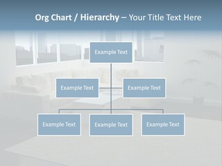 A Living Room With A Couch And A Coffee Table PowerPoint Template