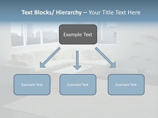 A Living Room With A Couch And A Coffee Table PowerPoint Template
