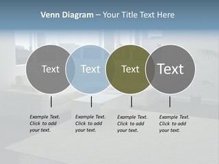 A Living Room With A Couch And A Coffee Table PowerPoint Template