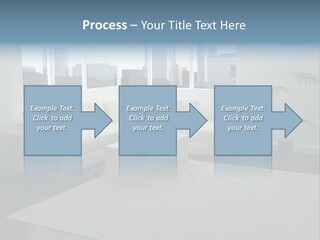 A Living Room With A Couch And A Coffee Table PowerPoint Template