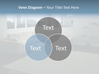 A Living Room With A Couch And A Coffee Table PowerPoint Template