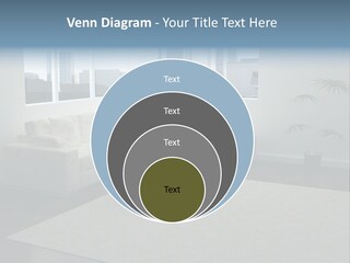 A Living Room With A Couch And A Coffee Table PowerPoint Template