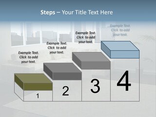 A Living Room With A Couch And A Coffee Table PowerPoint Template