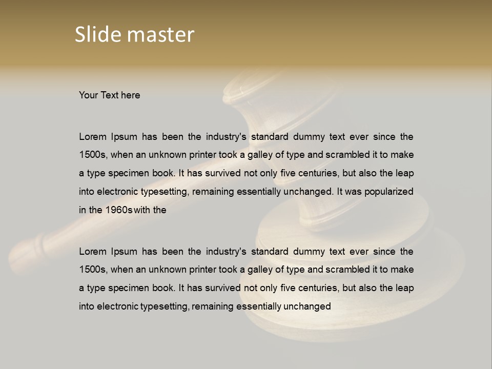 Law Judgment Legal PowerPoint Template