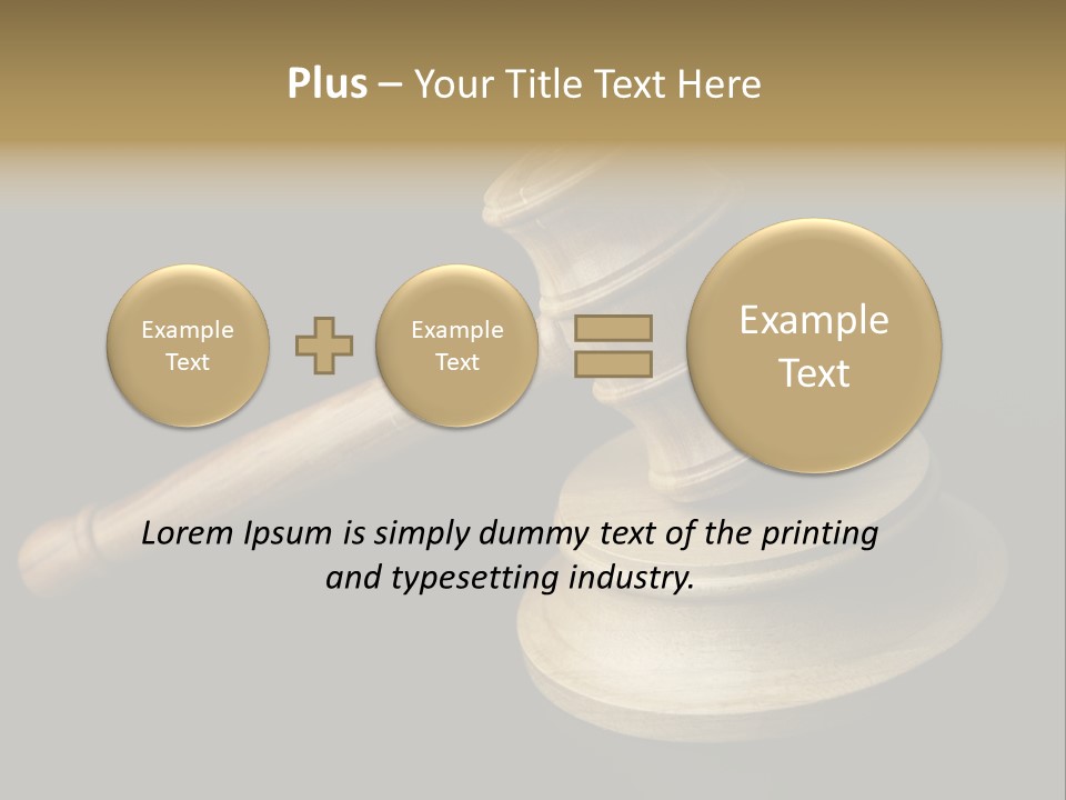 Law Judgment Legal PowerPoint Template