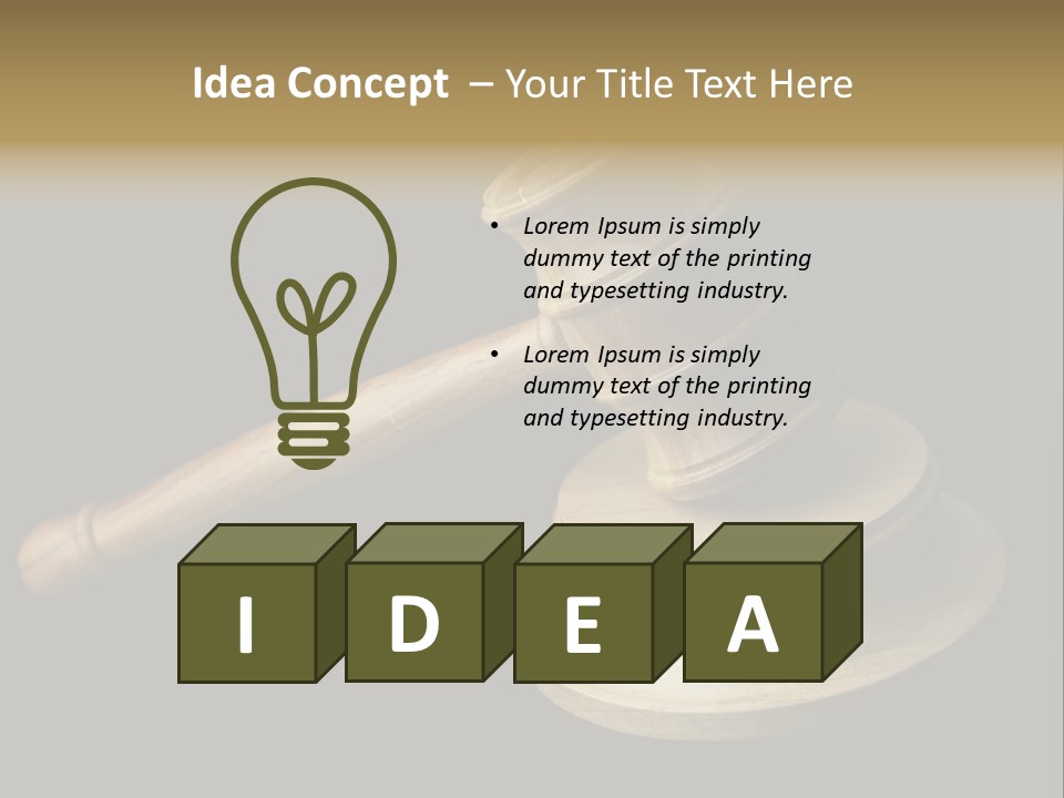 Law Judgment Legal PowerPoint Template