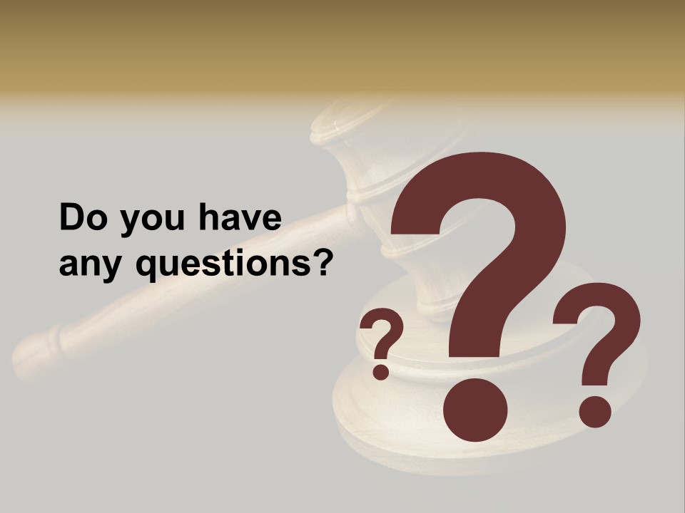 Law Judgment Legal PowerPoint Template