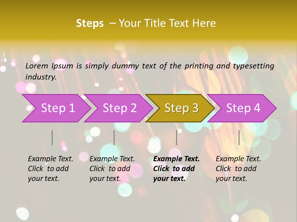 Concept Yellow Party PowerPoint Template