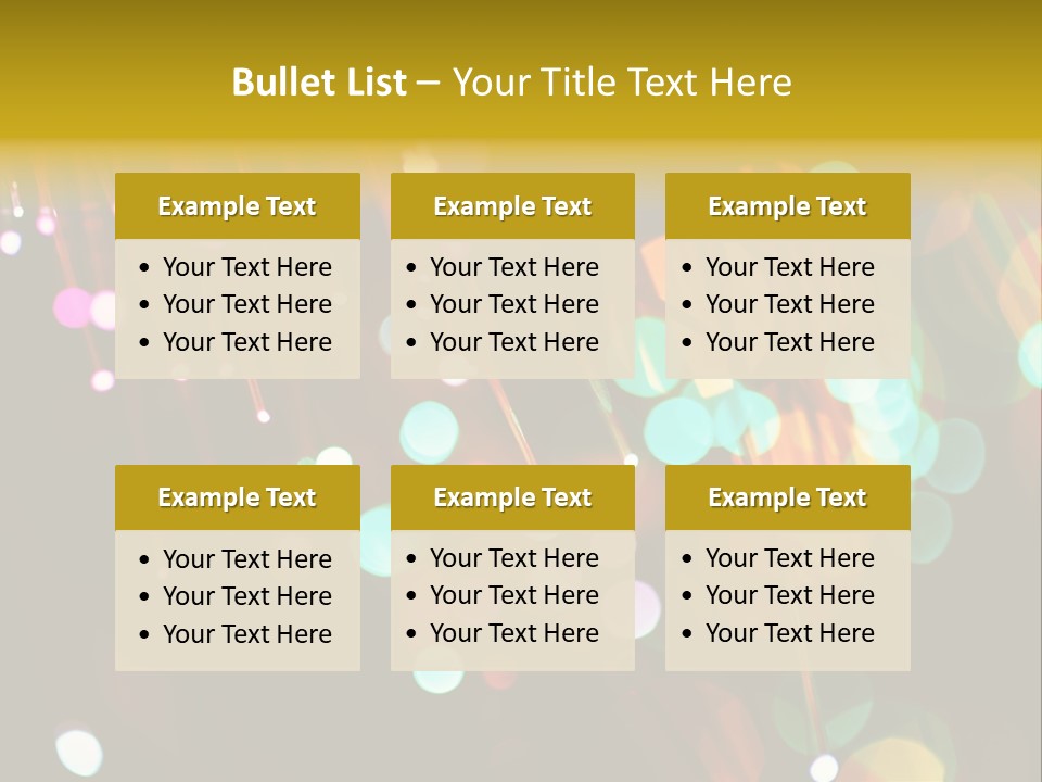 Concept Yellow Party PowerPoint Template
