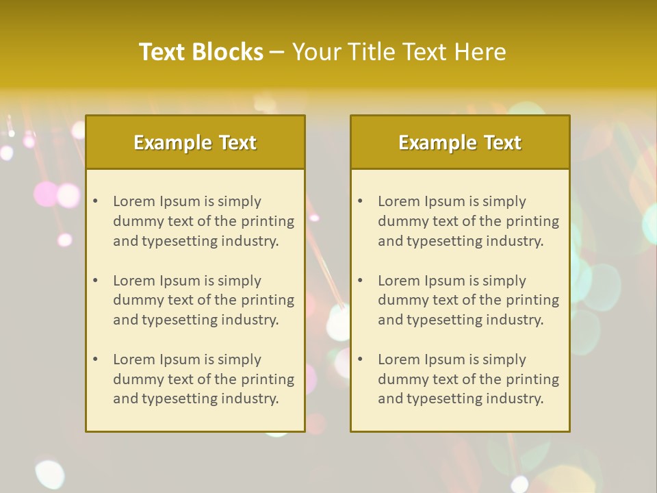 Concept Yellow Party PowerPoint Template