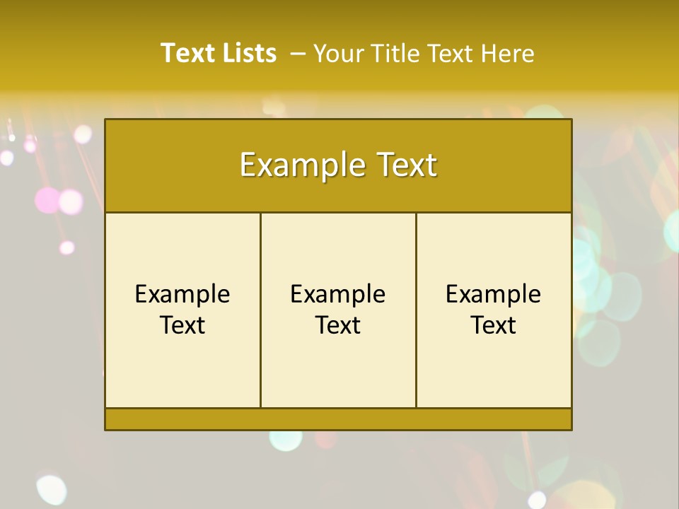 Concept Yellow Party PowerPoint Template