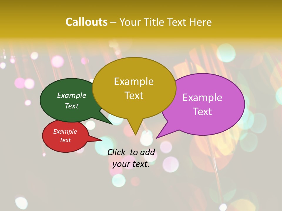 Concept Yellow Party PowerPoint Template
