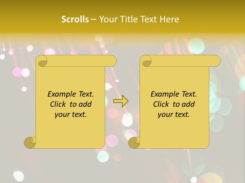 Concept Yellow Party PowerPoint Template