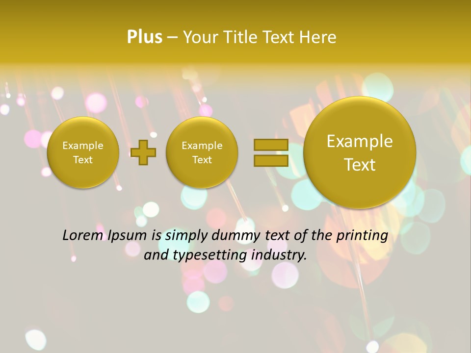 Concept Yellow Party PowerPoint Template
