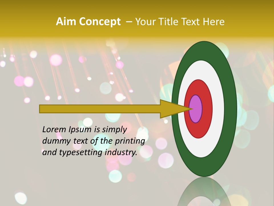 Concept Yellow Party PowerPoint Template