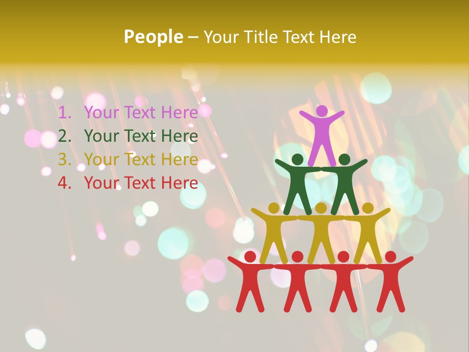 Concept Yellow Party PowerPoint Template